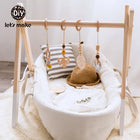 Baby Toys Wooden Play Gym Toys Nordic Baby Room Decor Wood Nursery Sensory Toy Gift Infant Room Clothes Rack Accessories Rattles