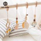 Baby Toys Wooden Play Gym Toys Nordic Baby Room Decor Wood Nursery Sensory Toy Gift Infant Room Clothes Rack Accessories Rattles
