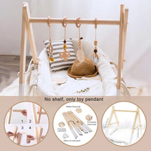 Baby Toys Wooden Play Gym Toys Nordic Baby Room Decor Wood Nursery Sensory Toy Gift Infant Room Clothes Rack Accessories Rattles