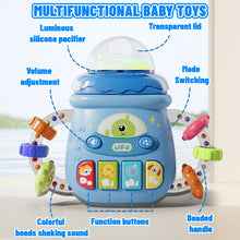 Baby Musical Feeding Bottle Pacifier For 6M+ Newborn Soft Teether Rattles Educational Toy Mobile Soothing Vocal Music Toys