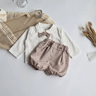 MILANCEL Toddler Baby Clothing Set Gentleman Suit Bow Blouse and Shorts Boys Clothes Suit