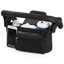 Baby Stroller Storage Pouch, Waterproof Hanging Bag, Multi-Function Basket, Stroller Organizer with Zipper, Anti-Drop