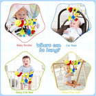Cute Activity Musical Spiral Crib Stroller Car Seat Travel Hanging Toys Baby Boys Girls Rattles Toy