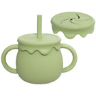 Baby Feeding Cups Portable Drinkware Sippy Cup Solid Food Container Snack Cup Toddlers Learning Cups Newborn supplies
