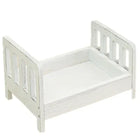 Infant Posing Sofa Retro Wood Bed Newborn Photography Props Detachable Background Baby Growth Memorial For Baby Boys Studio Use