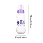 Baby feeding bottle, Newborn bottle, without handle, with the cartoon parttern, Four color