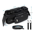 Baby Stroller Storage Pouch, Waterproof Hanging Bag, Multi-Function Basket, Stroller Organizer with Zipper, Anti-Drop
