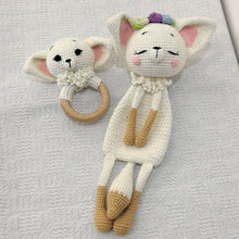 Baby Security Blanket Towel Feeding Bib Soft Towel Cotton Burping Cloth Infant Shower Gift Knitted Lovely Animal Rattle Sleep To