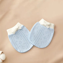 Baby Scratch-Proof Gloves Newborn Breathable Pure Cotton Protective Gloves 0-6 M Baby Essentials Must-Haves for Boys & Girls