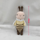 Baby Security Blanket Towel Feeding Bib Soft Towel Cotton Burping Cloth Infant Shower Gift Knitted Lovely Animal Rattle Sleep To