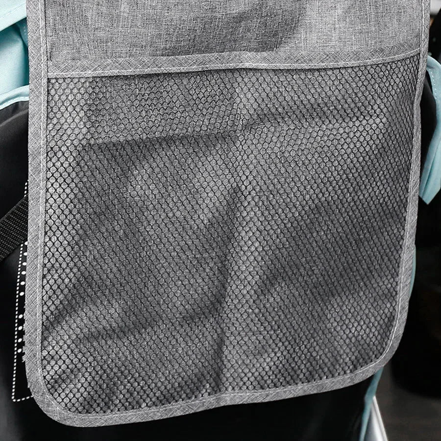Baby Stroller Storage Bag Baby Cart Outdoor Portable Hanging Bag Large Capacity Double Pockets Mommy Organizers Mesh Bags