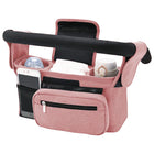 Baby Stroller Storage Pouch, Waterproof Hanging Bag, Multi-Function Basket, Stroller Organizer with Zipper, Anti-Drop