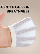 Baby Scratch-Proof Gloves Newborn Breathable Pure Cotton Protective Gloves 0-6 M Baby Essentials Must-Haves for Boys & Girls