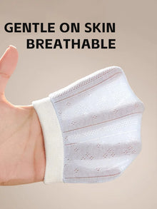 Baby Scratch-Proof Gloves Newborn Breathable Pure Cotton Protective Gloves 0-6 M Baby Essentials Must-Haves for Boys & Girls