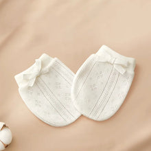 Baby Scratch-Proof Gloves Newborn Breathable Pure Cotton Protective Gloves 0-6 M Baby Essentials Must-Haves for Boys & Girls