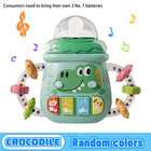 Baby Musical Feeding Bottle Pacifier For 6M+ Newborn Soft Teether Rattles Educational Toy Mobile Soothing Vocal Music Toys
