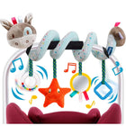 Baby Car Seat Toys Activity Stroller Toy for Boys Girls 0 3 6 9 10 12 Months, Spiral Hanging Plush Toys, Baby Stocking Stuffers