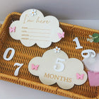 2newborn photography props ，Baby Birth Announcement sign, wooden baby Name Announcement plaque, Baby memorial items, Baby Shower