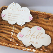 2newborn photography props ，Baby Birth Announcement sign, wooden baby Name Announcement plaque, Baby memorial items, Baby Shower