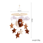 Baby Crib Mobile Bed Bell Soft Felt Hot Air Balloon Wind Chime Pendant Bed Bell Wooden Newborn Comfort Bed Bell Toys Baby Gift