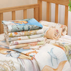 Newborn baby bath towel pure cotton gauze bath towel Class A soft children's blanket absorbent newborn baby blanket