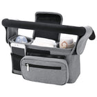 Baby Stroller Storage Pouch, Waterproof Hanging Bag, Multi-Function Basket, Stroller Organizer with Zipper, Anti-Drop