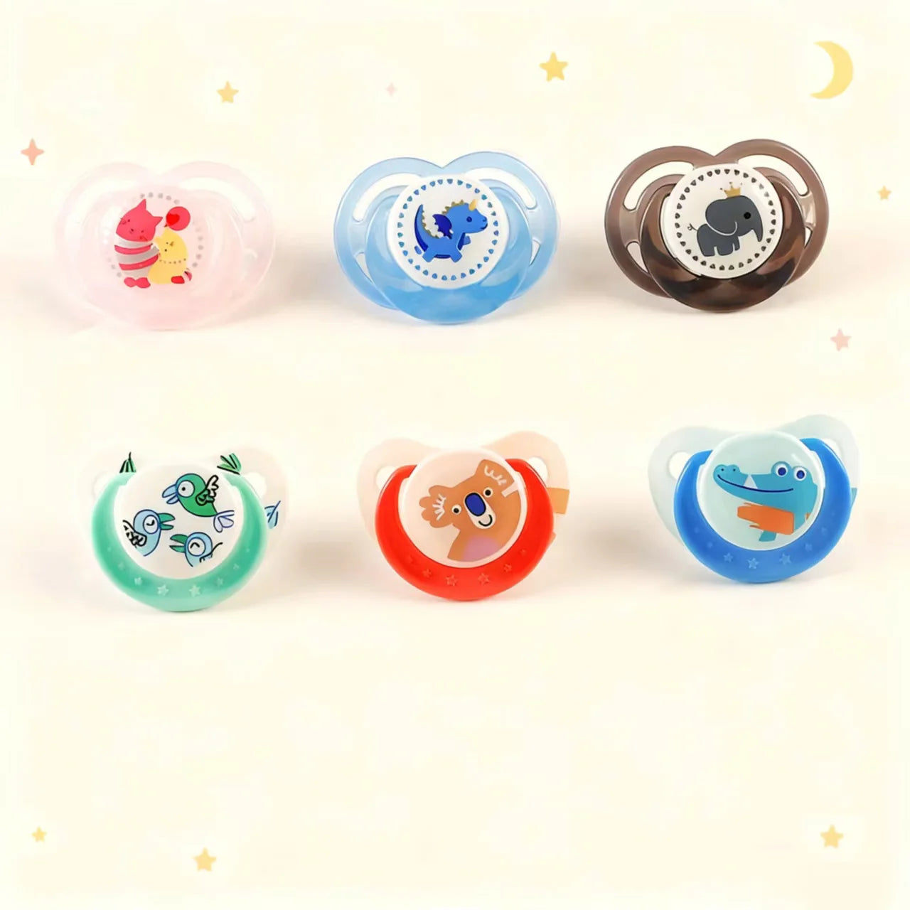 Cute Cartoon Baby Pacifier, Baby Feeding Necessity, Newborn Gift
