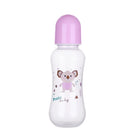 Baby feeding bottle, Newborn bottle, without handle, with the cartoon parttern, Four color