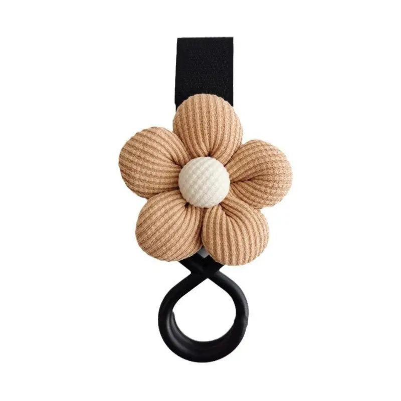 Newborn Essentials Storage Accessory; Sweet Flower Design Stroller Bag and Umbrella Hook