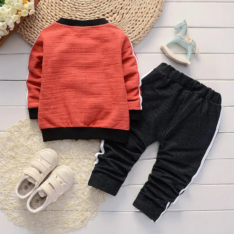 Baby Boy Clothing Set Fashion Cotton Hooded Tops+Pants 3pcs Outfits Infant Boys Tracksuit Newborn Kids Clothes Sets