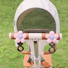 Newborn Essentials Storage Accessory; Sweet Flower Design Stroller Bag and Umbrella Hook