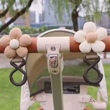 Newborn Essentials Storage Accessory; Sweet Flower Design Stroller Bag and Umbrella Hook