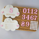 2newborn photography props ，Baby Birth Announcement sign, wooden baby Name Announcement plaque, Baby memorial items, Baby Shower