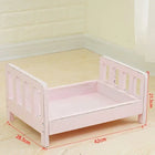 Infant Posing Sofa Retro Wood Bed Newborn Photography Props Detachable Background Baby Growth Memorial For Baby Boys Studio Use